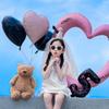 Oversized Heart Frame Balloon Birthday Balloon for Birthday Celebration Baby Showers Wedding Backdrops Embellishment