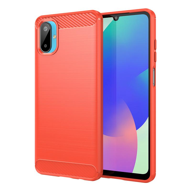 Для Samsung Galaxy F06 5G Чехол для Samsung Galaxy F14 F05 F06 Чехол из углеродного волокна Противоударный силиконовый бампер для Samsung F06