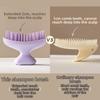 Soft Silicone Shampoo Brush Dandruff Removal Head Scalp Massager  Travel Use
