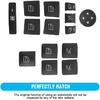 Window Switch Button Trim Cover Sticker Compatible for Mercedes Benz A B C E G GLA CLA GLK GL ML GLE Class, Interior Door Armrest Window Switch
