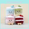 Cake Plush Red Keyring Pp Cotton Fill Soft Toy For Kids Birthday Gift Idea