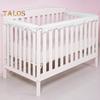 3 Pcs/Set Crib Bumpers Bite-resistant Soft Anti-Collision Guardrail Cover Corner Edge Protector Strip Infant Crib Cushion Child Bed Safety Guard