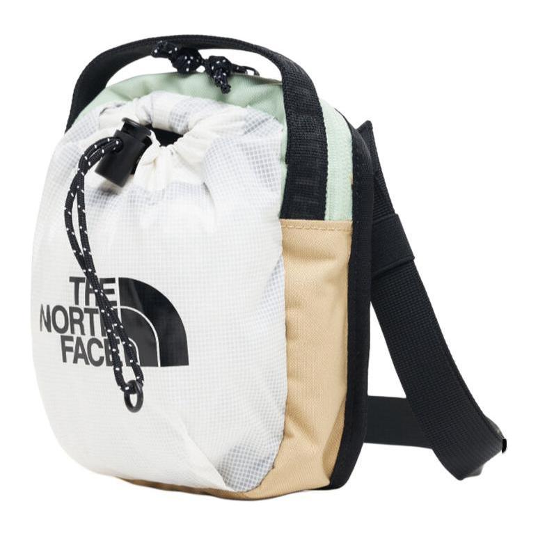 The North Face 2л Модный Логотип Печать Шнурок Молния Уличная Сумка Унисекс Сумки Белый Мультиколор NF0A52RYOKZ