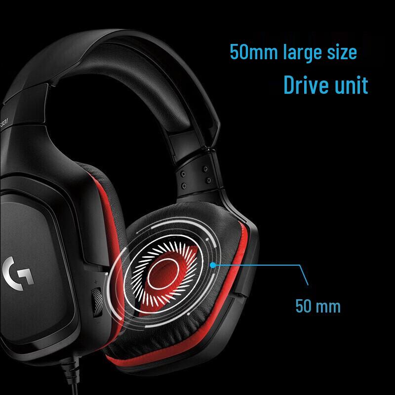 Проводная игровая гарнитура Logitech G331 с подставкой