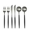 Cutipol GOA Black Dinner Set of 6 (2 Dinner Knives, 2 Dinner Forks, 2 Dinner Spoons)