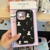Moon Cat Cartoon Soft Case for iPhone 11/12/13/14 & 15 Pro Max XS/XR