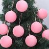 12pcs Plastic Christmas Ornaments Shatterproof Xmas Tree Hanging Balls  New Year Celebration