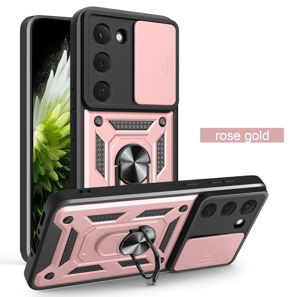 Funda for Tecno Spark 40 Pro 4G Case Slide Camera Protection Ring Stand Shockproof Cover for Tecno Spark 40 Pro 4G Capa Funda