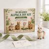 3D Beaded Animal Cute Beaded DIY Kit Frog Alpaca