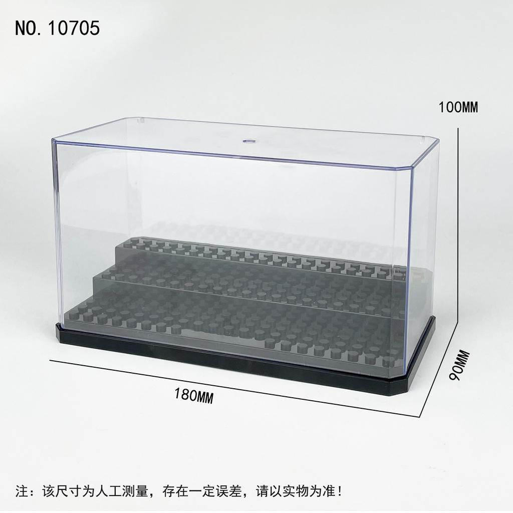 Building Block Figurine Display Box Acrylic Transparent Dustproof Small Doll Compatible Figurine Storage Box