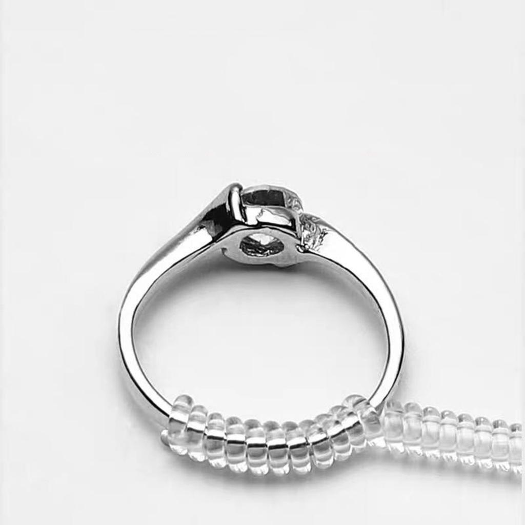 4 шт. регулятор размера кольца для свободных колец невидимый силиконовый регулятор размера кольца