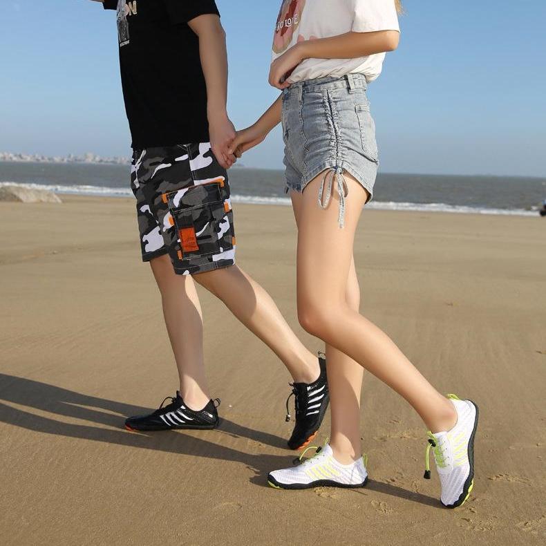 Женские туфли-лодочки повседневные на шнуровке для подводного плавания с аквалангом противоскользящие быстросохнущие пляжные спортивные туфли 35-46