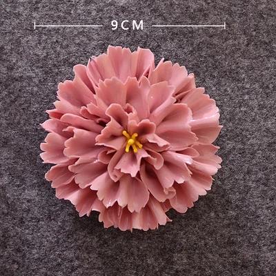 Высококачественное ручное керамическое цветочное настенное ремесло Домашняя гостиная Креативное настенное подвесное украшение Фоновая стена Настенные росписи Украшения
