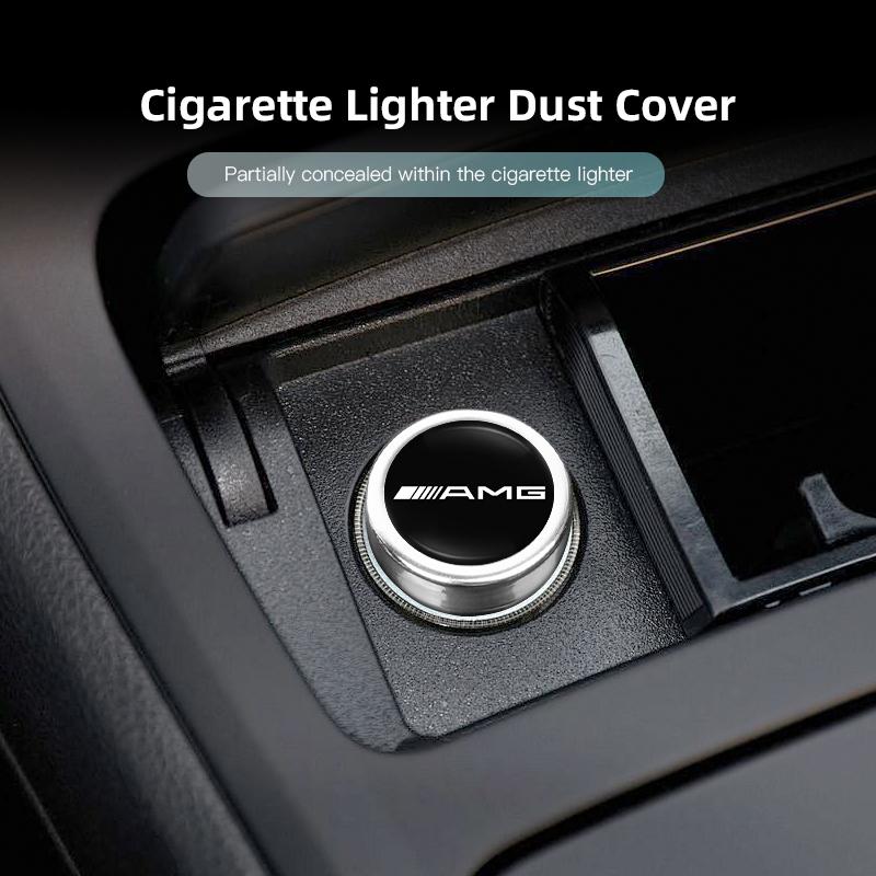 For Mercedes Benz AMG A B C E G CLA W211 W203 W204 C260 E300L A200L GLC300 Car Cigarette Lighter Dust Cover Dustproof Cap Plug