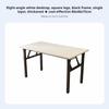 Foldable Rectangular Desk Foldable Design Foldable Desk Space-Saving Versatile for Home Office Workers, Study Room