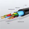 3-метровый кабель VGA 3+6 'папа-папа' для компьютера, ноутбука, телевизора, монитора, разъем