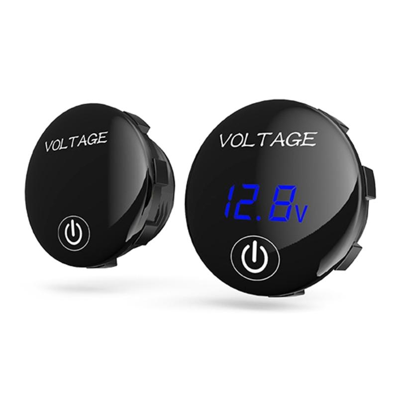DC12V 24V Вольтметр Светодиодный Цифровой Дисплей Индикатор Напряжения Для Модификации Электросистемы Автомобиля