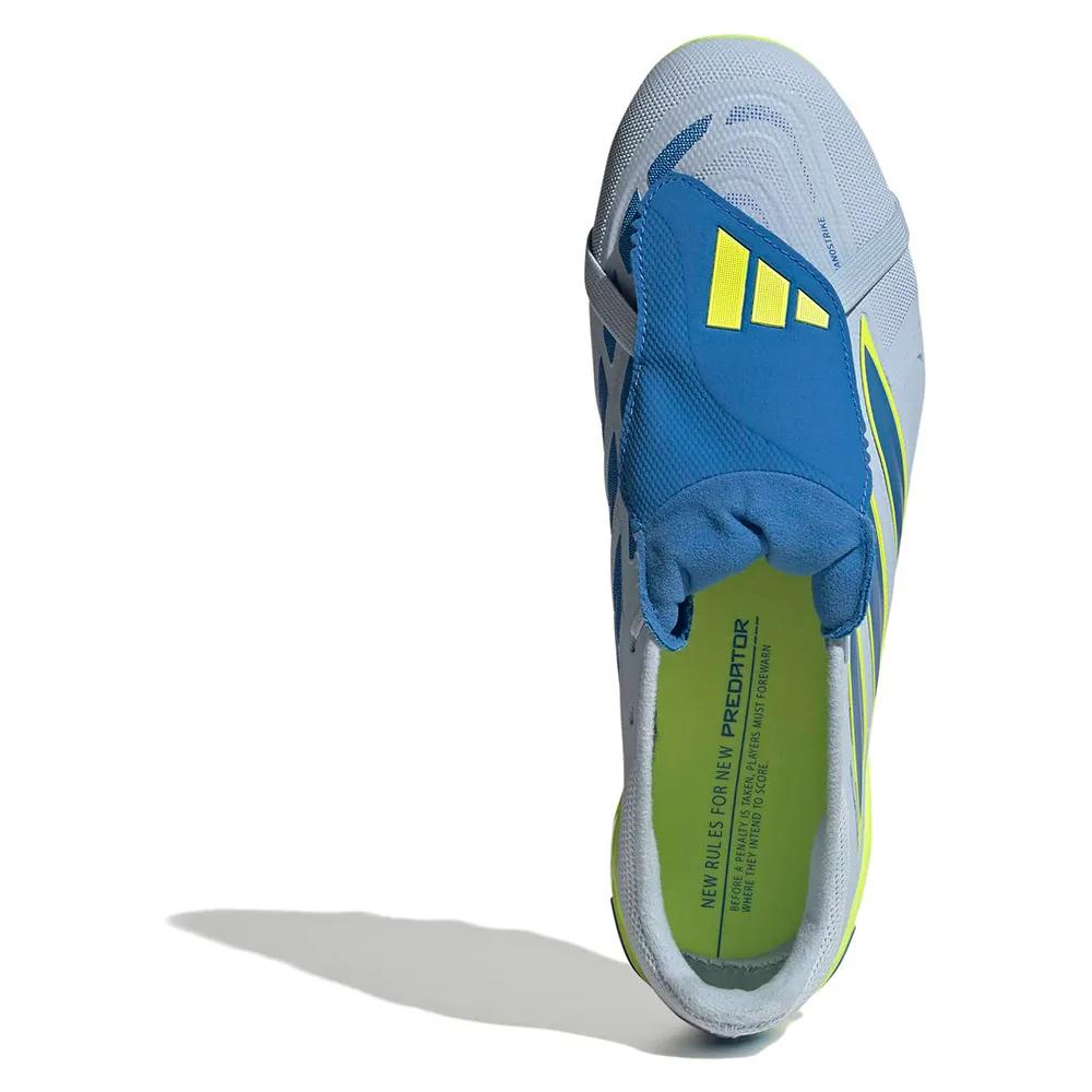 Adidas predator league football boots fold-over tongue blue