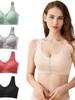 Для женщин бюстгальтеры для кормления грудью без косточек бюстгальтер для беременных бесшовные поддержки спереди кнопки мягкие бюстгальтеры без косточек широкий плечевой ремень