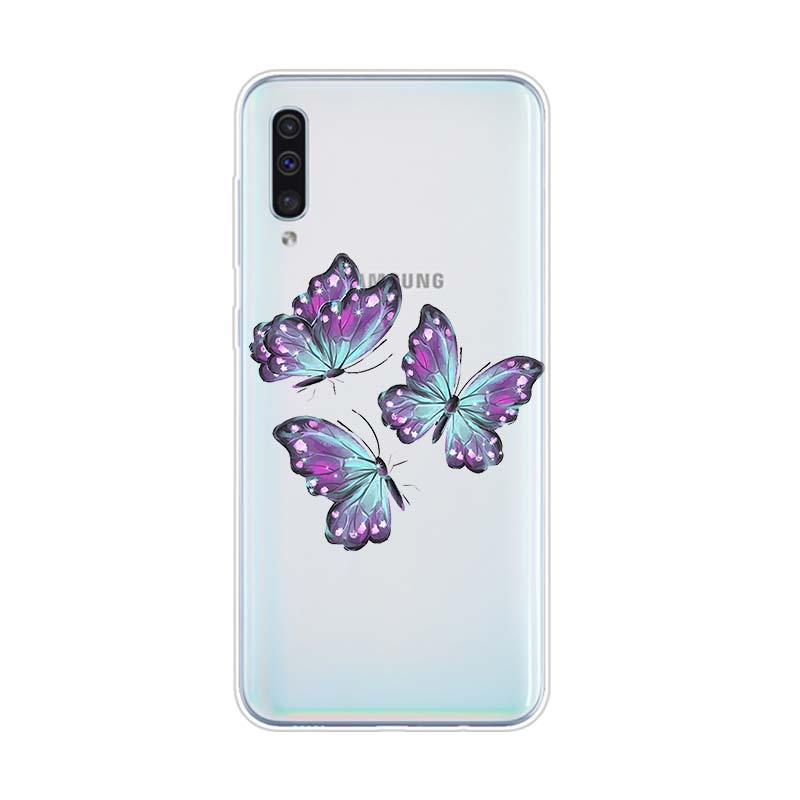 Красивая бабочка для Samsung Galaxy A90 A80 A70 A60 A50 A40 A30 A20S A20E A10 A10E A10S S8 S7 S6 Edge чехол для телефона