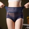 Women Lace High Waist Panties Sexy Mesh Girdle Waist Underwear Quality Plus Size Butt Lifter Knickers Tummy Slim Control Briefs