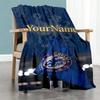 Chelsea Customize Text Blanket Multi-purpose Personalized Blanket Warmthful Decor Versatile for Bedding Office Bed Couch Four Seasons Universal