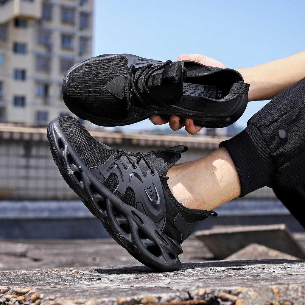 Дышащая защитная обувь Ботинки со стальным подноском для мужчин Легкая защитная обувь Мягкие удобные рабочие кроссовки Низкие рабочие туфли