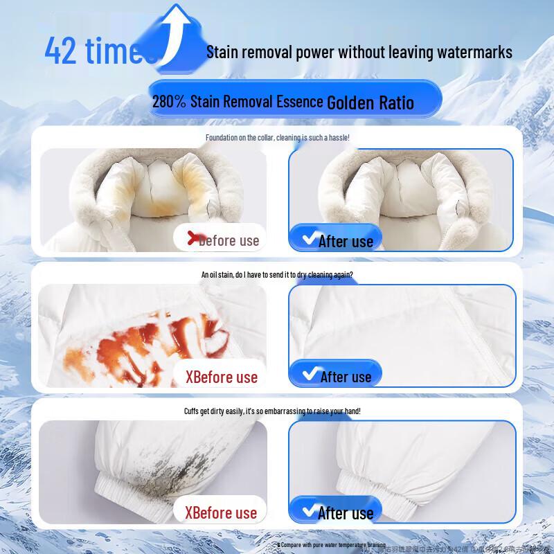 DeYou Portable Down Jacket Cleaning Wipes & Sanitary Napkins Bundle