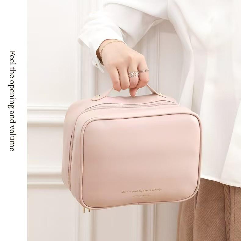 2025 Women's Large Capacity Travel Cosmetic Bag for Skincare and Makeup