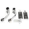 2Pcs Motorcycle Highway Foot Peg Chrome Adjustable Durable Comfortable Highway Foot Peg Pedal for Davidson