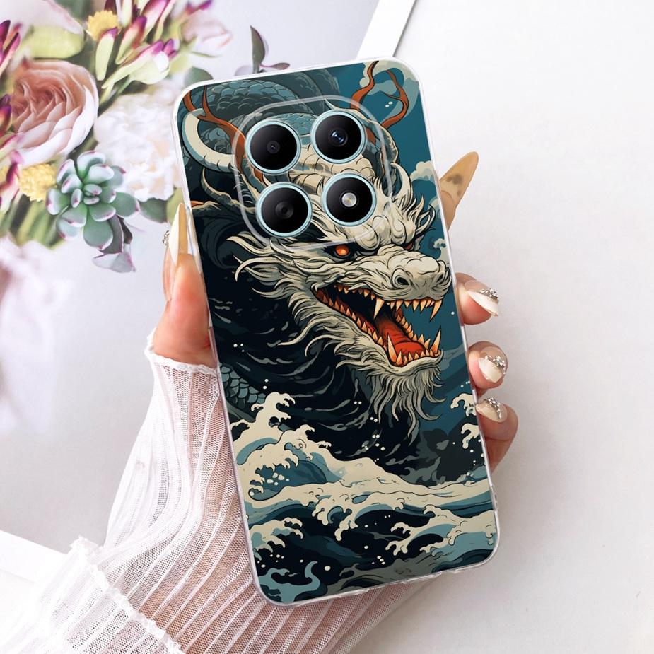 Для Xiaomi Redmi Note 15 Pro 4G Чехол Милый Кот Модный Расписной Чехол Мягкий Силиконовый Чехол Для Redmi Note 15 Pro Plus Note15 5G Сумки