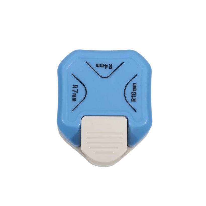 Пластиковый дырокол для скругления углов 3-в-1, инструмент для DIY проектов, дырокол, резак для изготовления открыток, скрапбукинга и фотокарточек, узорный резак для фото