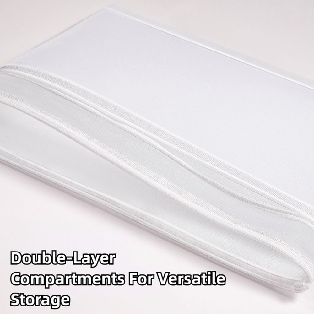 Double Layers Mesh Storage Bag A4/A5/A6 Pen Bag High Quality File Bag  Gift