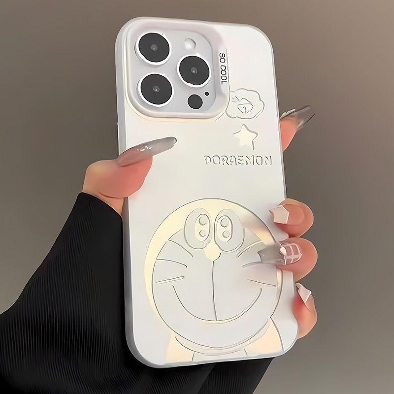 Compatible with Apple iPhone 15 Pro Max/14/13 phone cases, iPhone 11/12 Pro, Doraemon XR full coverage, 7/8P cartoon cases.