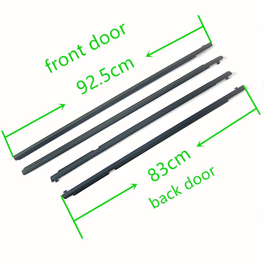 Car accessories body parts 50-640A outer door glass window tape for Mazda 3 2008-2013 BL 5 door hatchback