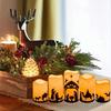 5pcs LED Nativity Scene Candles Flameless Realistic Simulated Candles  Home Decor