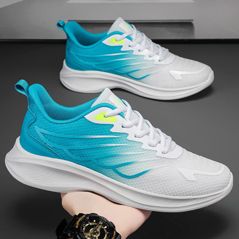 Men Tennis Shoes Mesh Comfortable Flat Walking Outdoor Sports Training Sneakers Lightweight Gym Jogging Shoes for Men