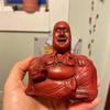 Middle Finger Laughing Buddha Statue Resin Ornament Buddha Flip Statue Unexpected Backside Funny Joke Prank Gag Gifts