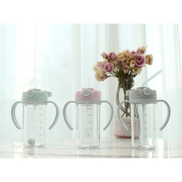 Agaphra Startritan Chu Straw Cup 300ml, Gray, 1 Piece