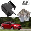 2 шт. автомобильные металлические зажимы для обшивки панели капота для Ford Focus MK2 1998-2024 металлические черные 1329640 автомобильные аксессуары
