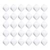 30pcs 8 Sided Blank White Dices for Board Games Teaching Plastic Multifunctional Dices