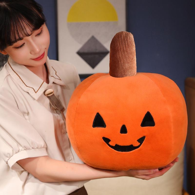 Trick Halloween Pumpkin Mummy Plush Toy Stuffed Horror Anime Figure Decor Pumpkin Light Throw Pillow Plush Toy Gift