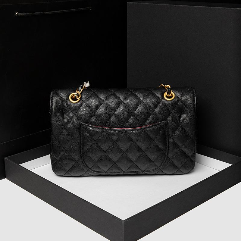 Сумка под мышкой на цепочке с бриллиантами и икрой  Новый стиль для поездок на работу и свиданий Женская сумка  Модная и универсальная сумка кроссбоди на одном плече