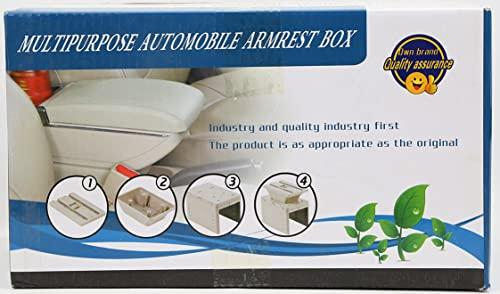 Подлокотник для автомобиля, двухслойная центральная консоль, большой ящик для хранения, черный, с красной строчкой для Corsa CorsaD 2006-2014