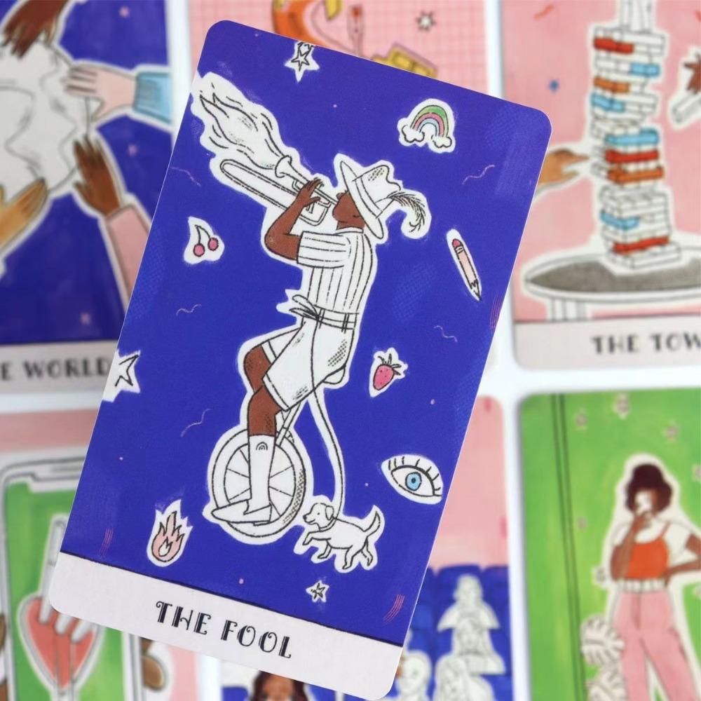 Карты Таро Real Talk 10,3*6 см, современные иллюстрации, вдохновленные современной жизнью, с характерными архетипами и сценами, 78 шт. карт