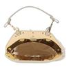 Vivienne Westwood Brooke Clutch Brand Logo Viscose Handbag Women handbags Cream 49030001WW01F4A408