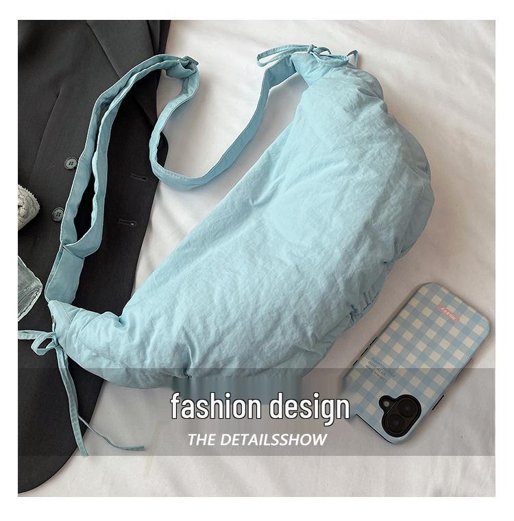 2025 New Fashion Pleated Dumpling Bag: Versatile, Casual Large Capacity Shoulder & Crossbody Bag