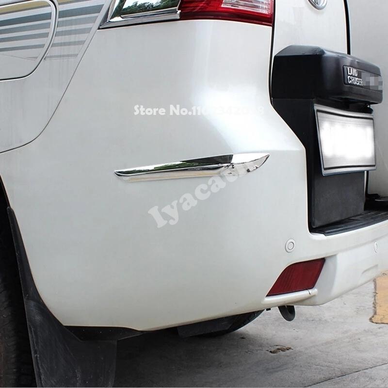 Для Toyota Land Cruiser Prado FJ150 FJ 150 2014-2017 Внешние аксессуары ABS хром зеркало заднего вида Передняя задняя угловая крышка противотуманной фары
