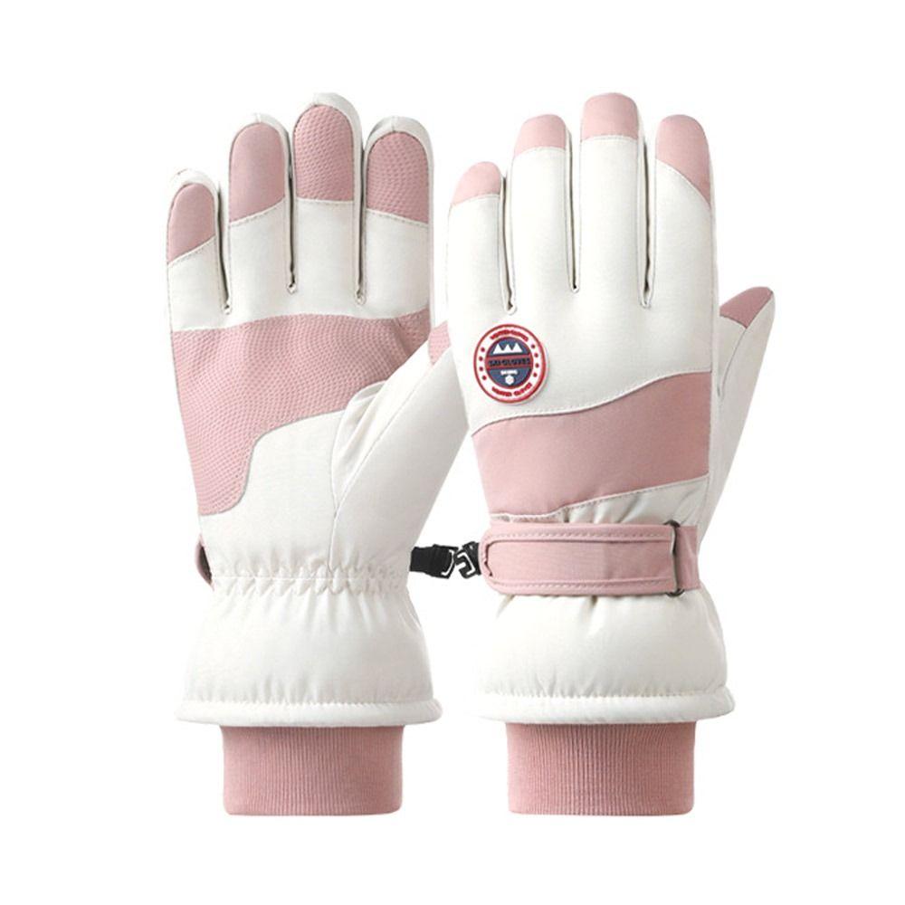 Зимние теплые снежные перчатки Нескользящие лыжные перчатки Прочные перчатки для верховой езды