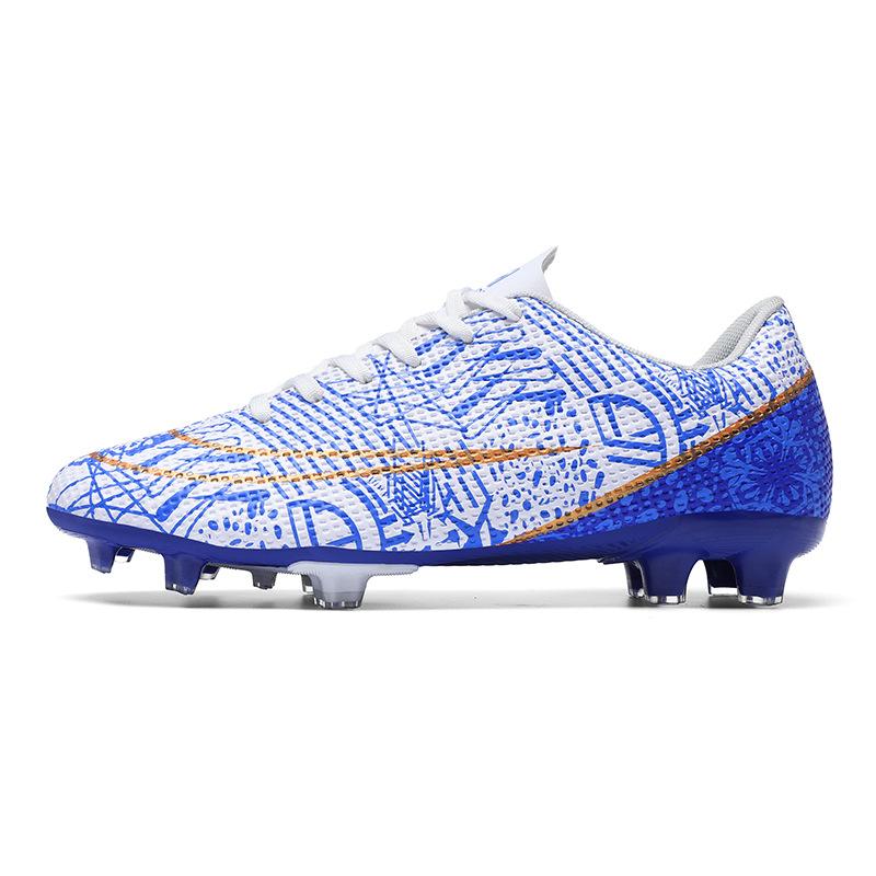 Low top football shoes boys and girls long nail sneakers soccer
